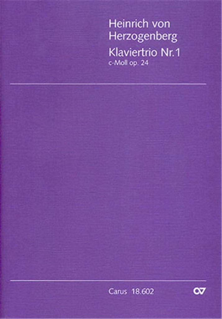 Klaviertrio Nr. 1 in c